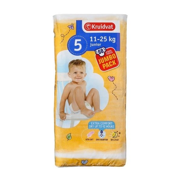 Kruidvat Junior Diapers size 5 Diaper Central Kenya