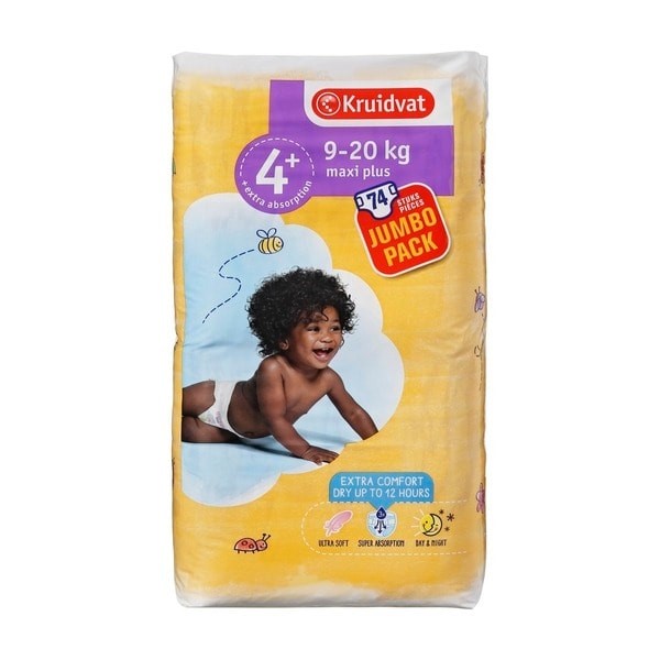 Kruidvat diapers size 4 plus Diaper Central Kenya